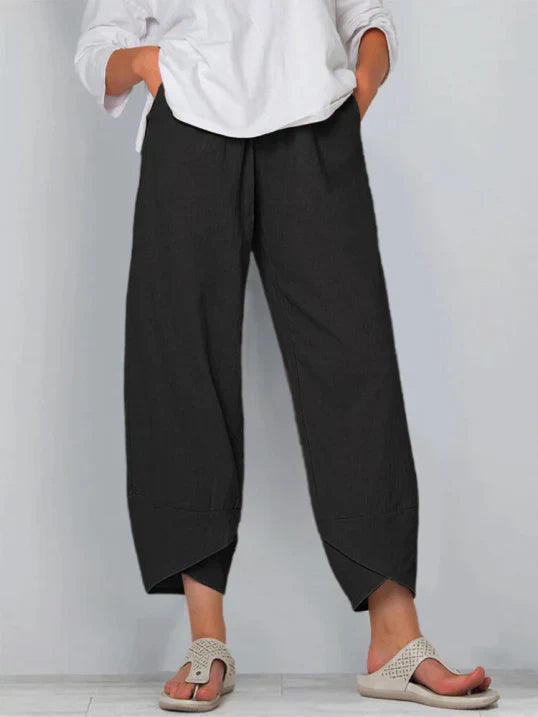 Bianca | Women's High-Waist Wide Leg Tulip Pants