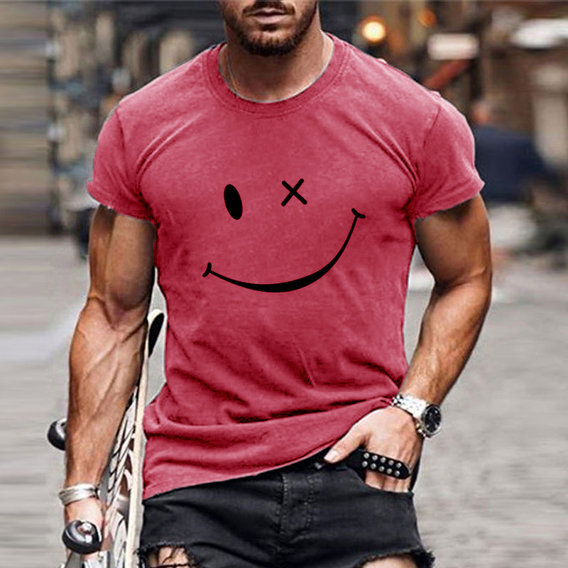 Jaxon | Men's Graphic Smiley Print T-Shirt