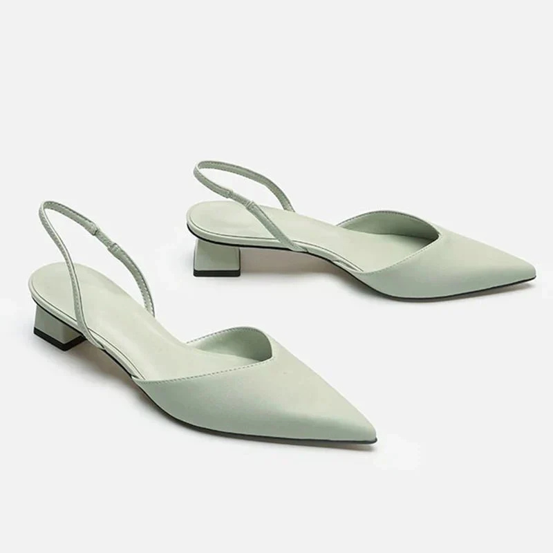Diana | Women's Pointed Closed Toe Low Heel Sandals