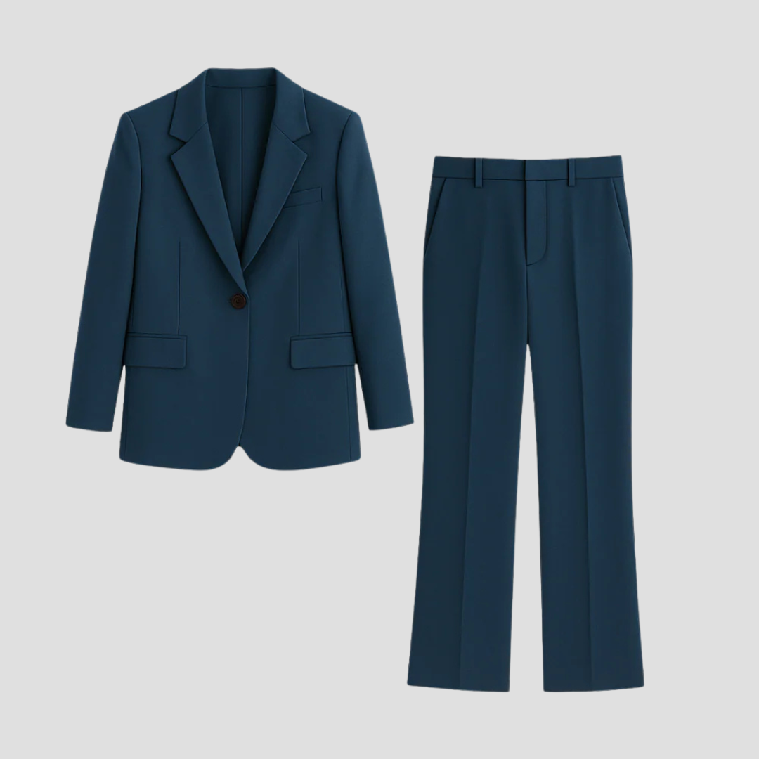 Victoria | Women's Single-Breasted Pant Suit Set