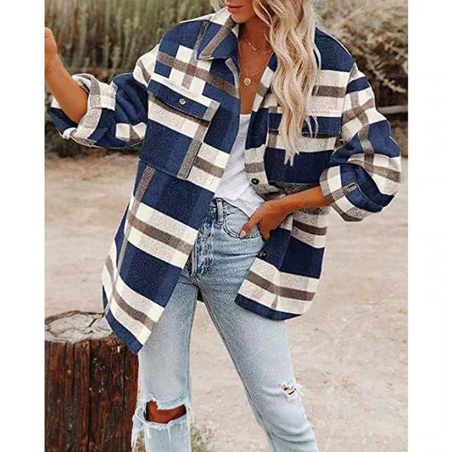 Harper | Women's Plaid Flannel Jacket