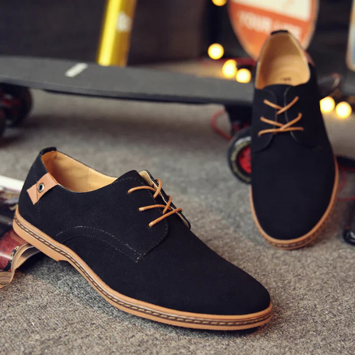 Ethan | Men's Suede Oxford Dress Shoes