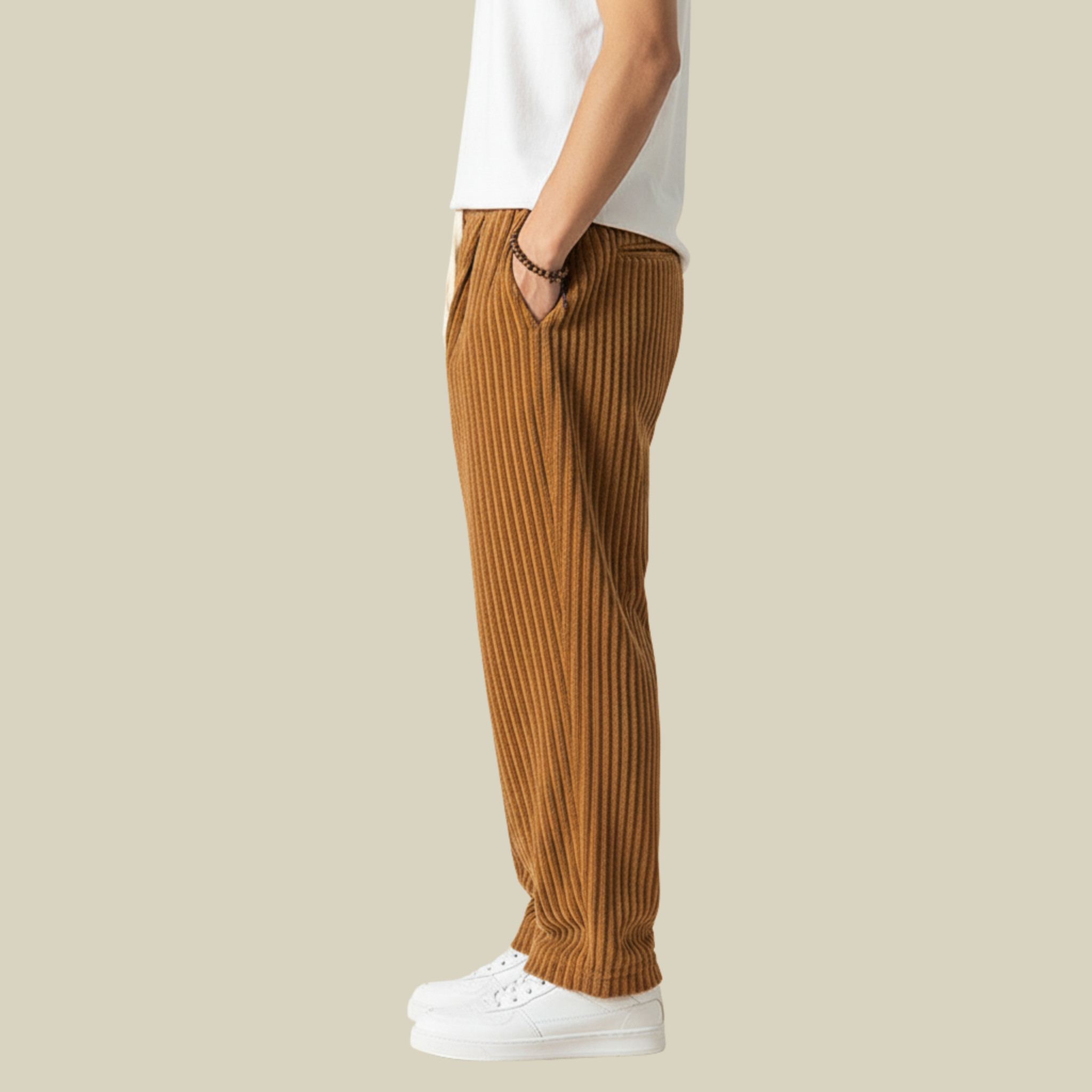 Mason | Men's Relaxed Corduroy Drawstring Trousers