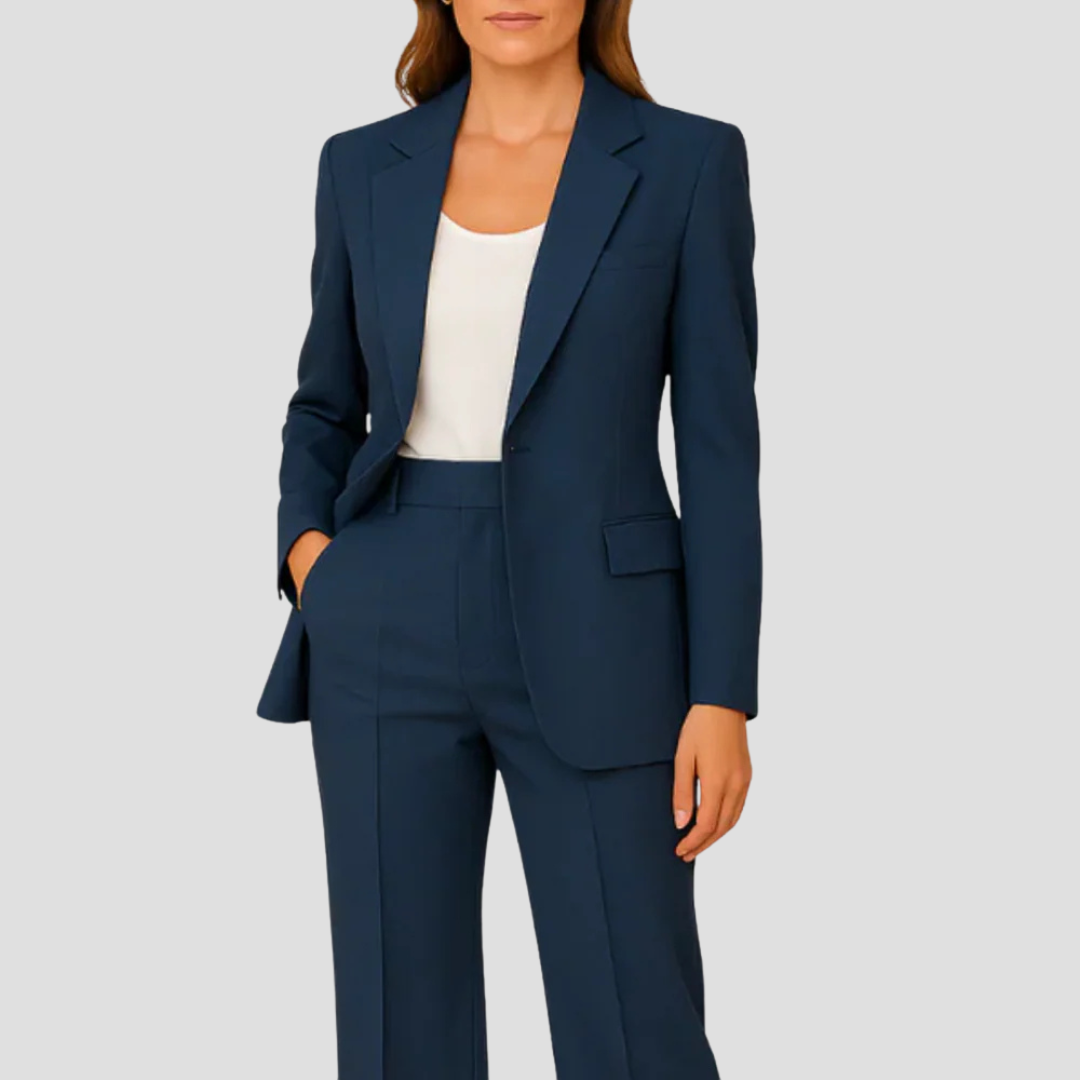 Victoria | Women's Single-Breasted Pant Suit Set