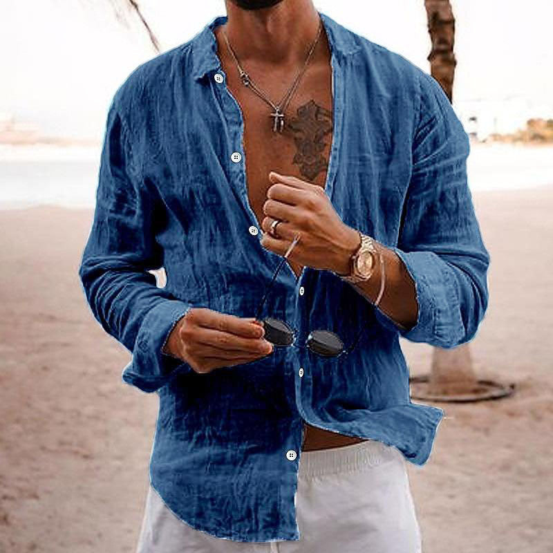 Noah | Men's Button-Up Linen Shirt