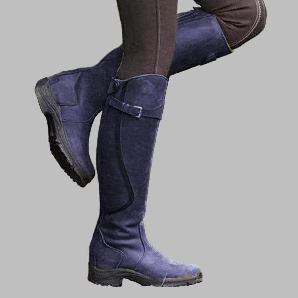 Helena | Women's Rugged Leather Riding Boots