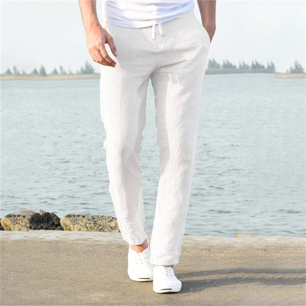 Felix | Men's Drawstring Linen Trousers
