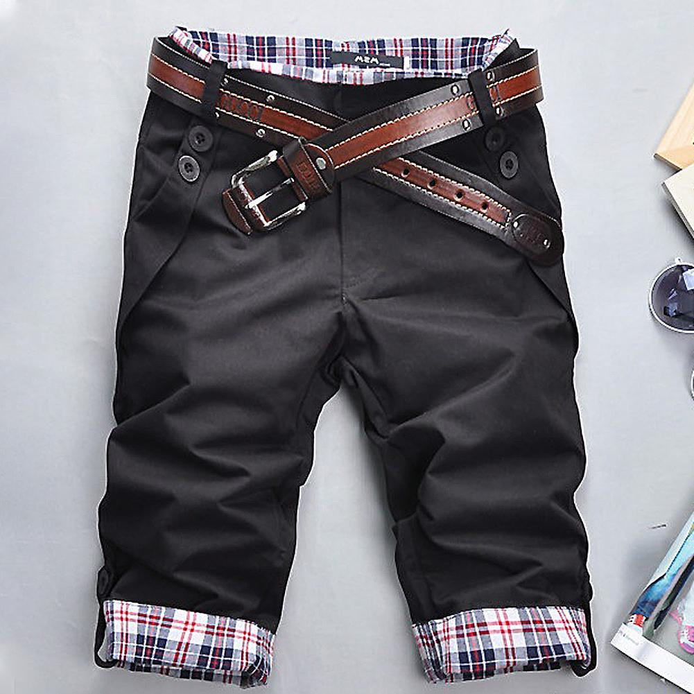 Adrian | Men's Casual Turn-Up Chino Shorts