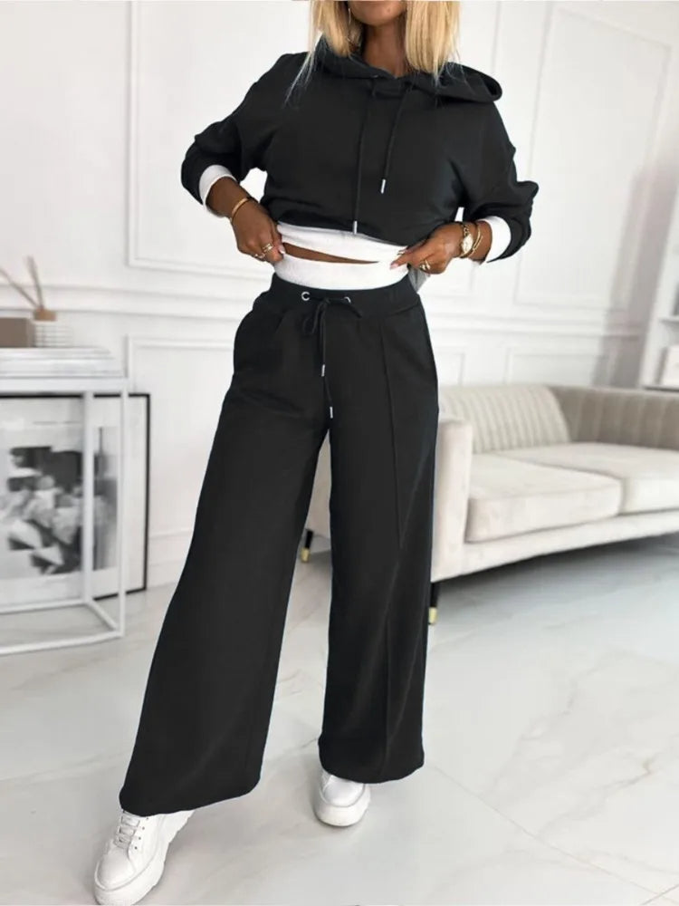 Sienna | Women's Cozy Hoodie Split-Hem Lounge Set