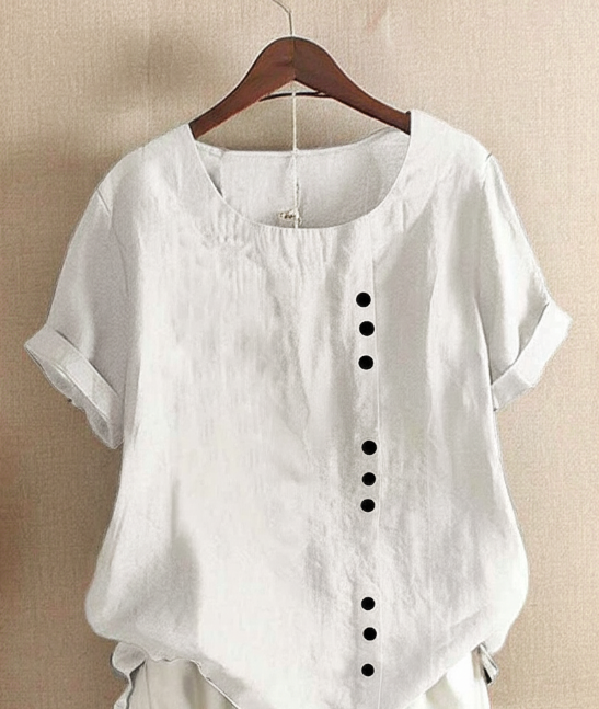 Liora | Women's Casual Tunic-Style Linen Blouse