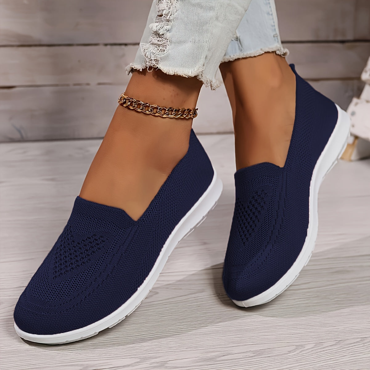 Avery | Women's Knit Slip-On Walking Shoes