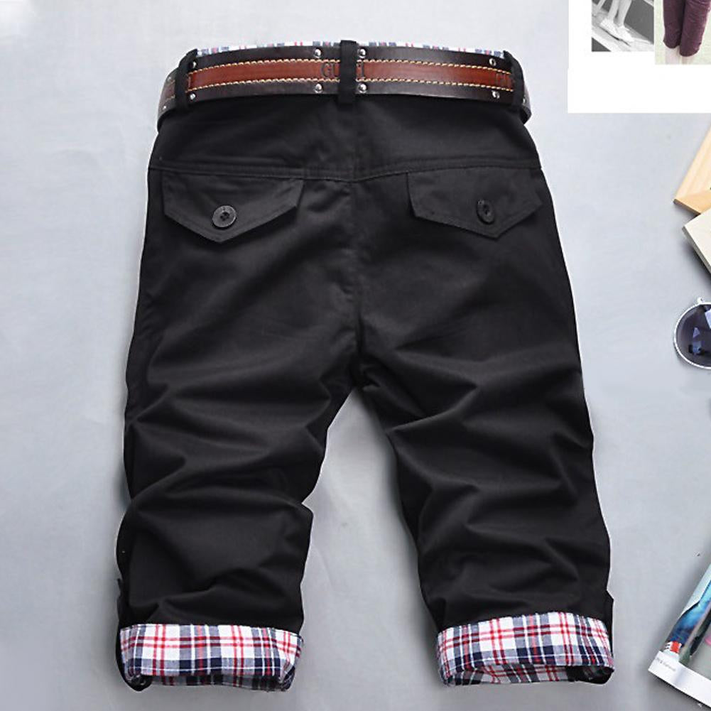 Adrian | Men's Casual Turn-Up Chino Shorts