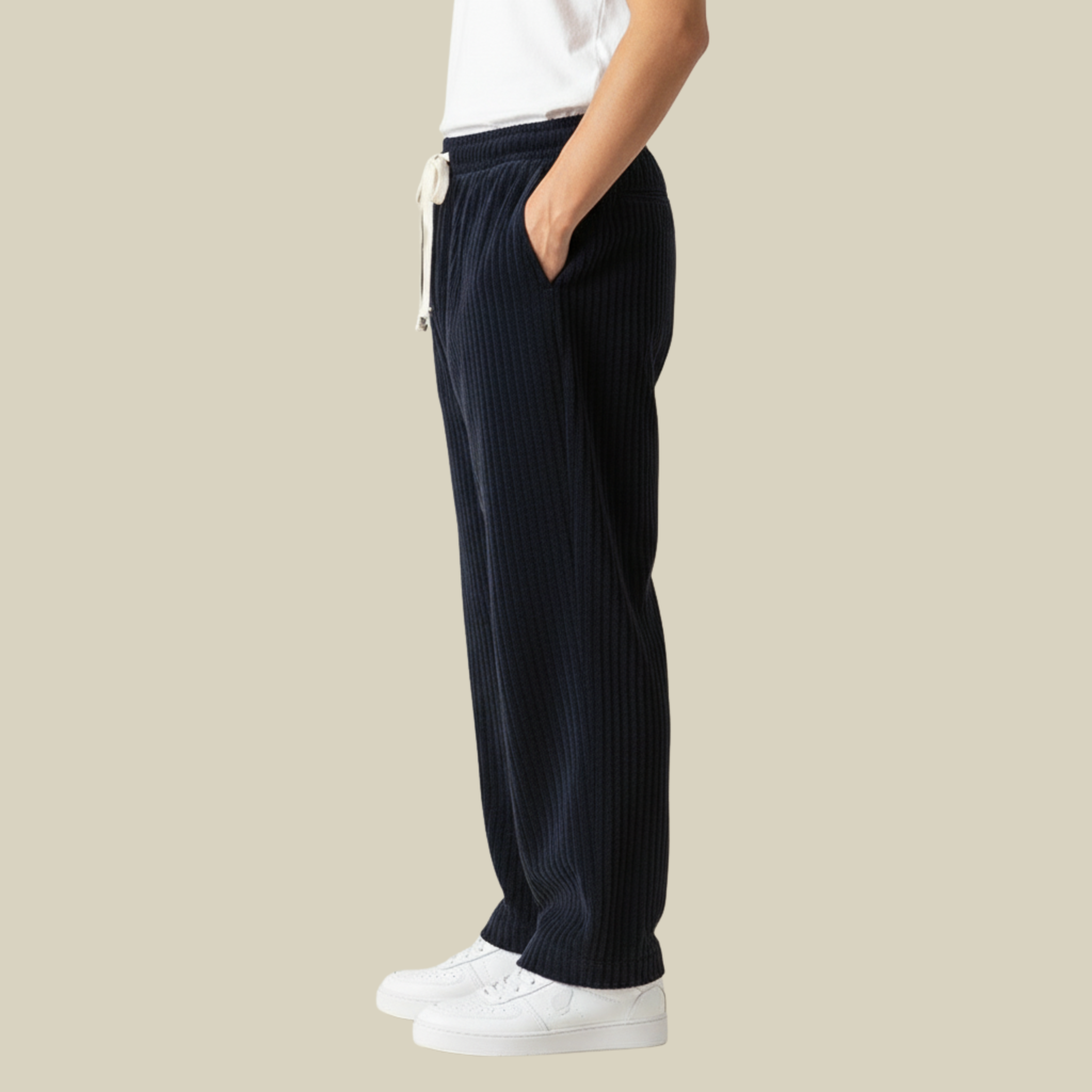 Mason | Men's Relaxed Corduroy Drawstring Trousers