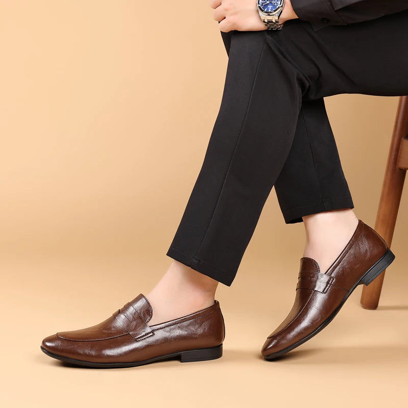 Victor | Men's Classic Formal Slip-On Loafers