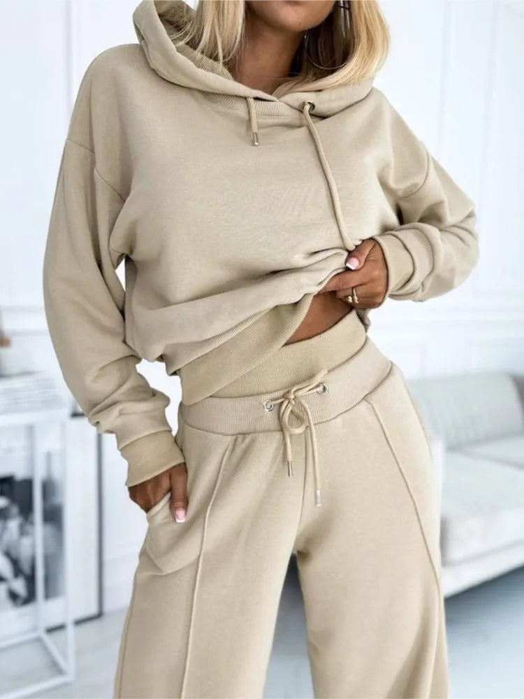 Sienna | Women's Cozy Hoodie Split-Hem Lounge Set