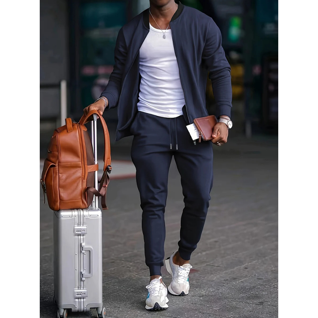 Lucas | Men's Zip-Up Jacket & Sweatpant Set