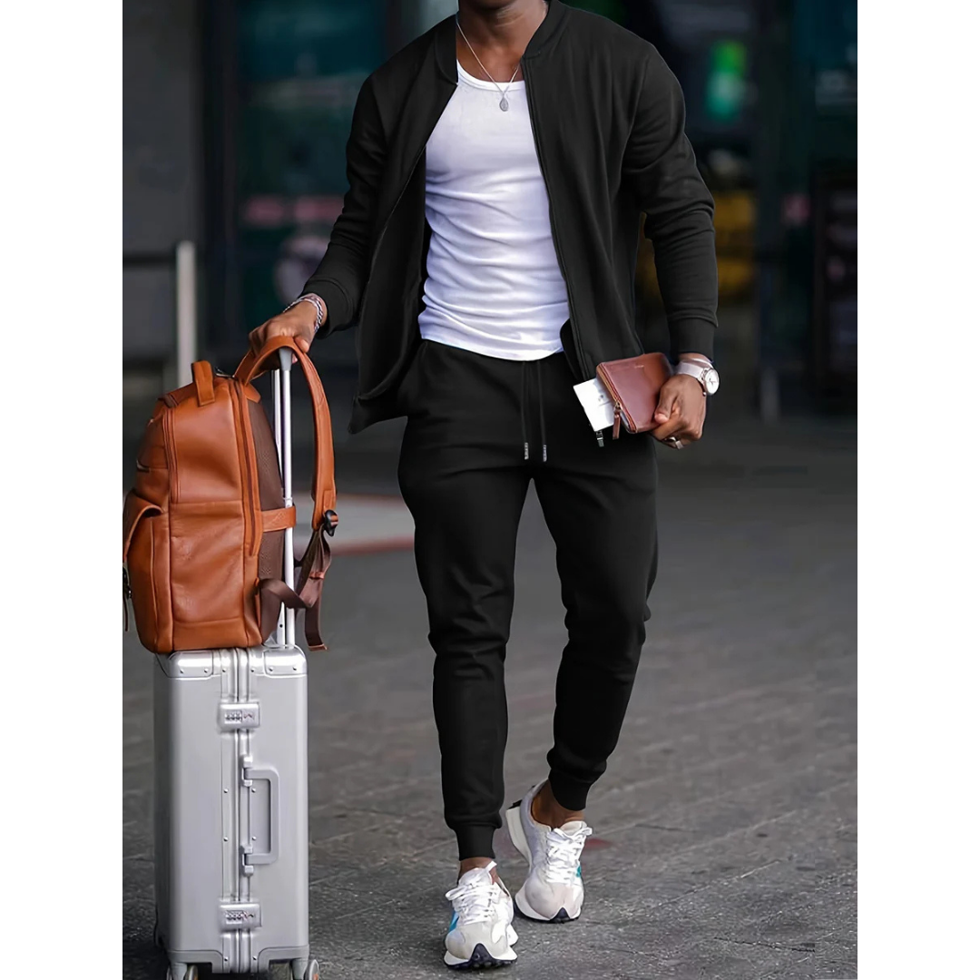 Lucas | Men's Zip-Up Jacket & Sweatpant Set