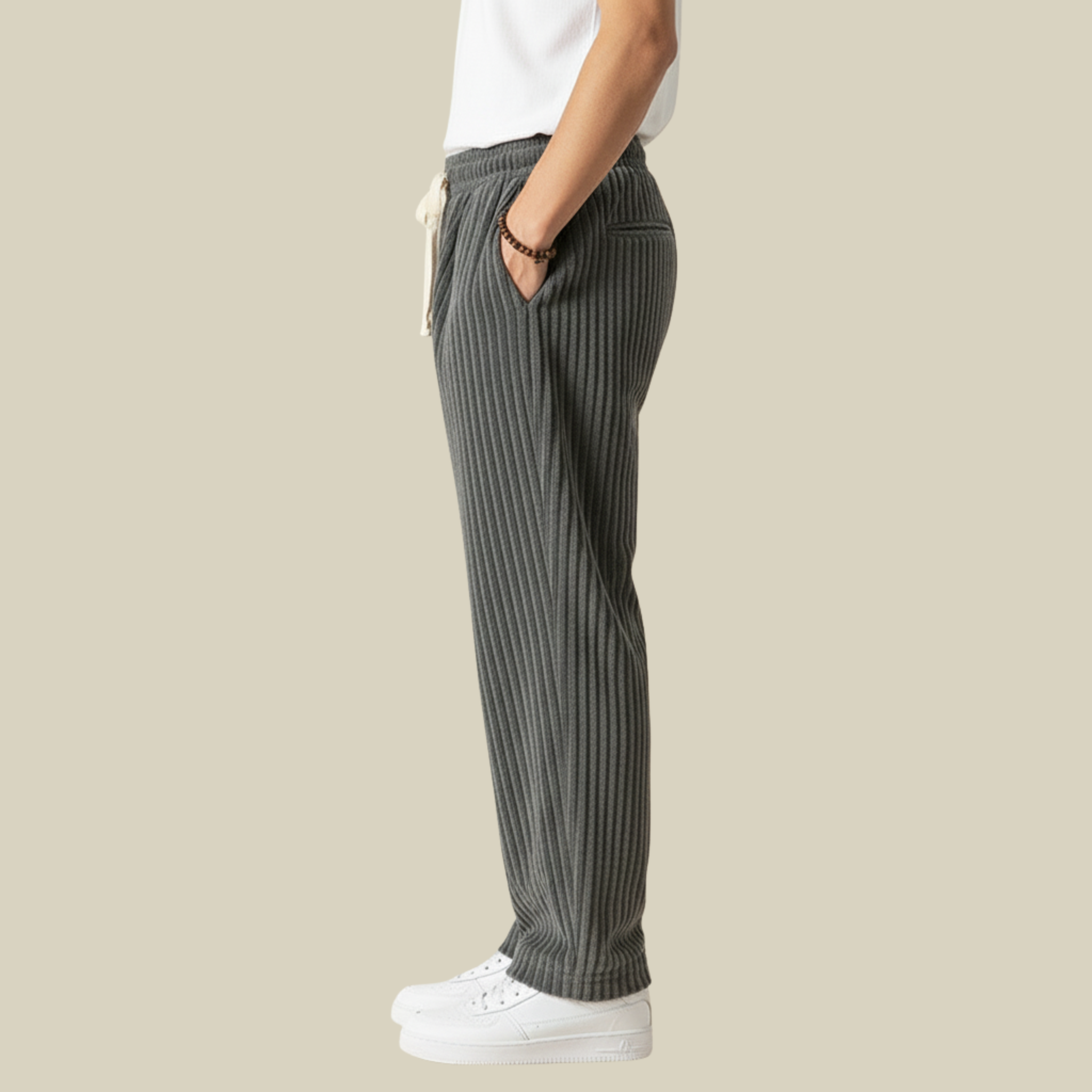 Mason | Men's Relaxed Corduroy Drawstring Trousers
