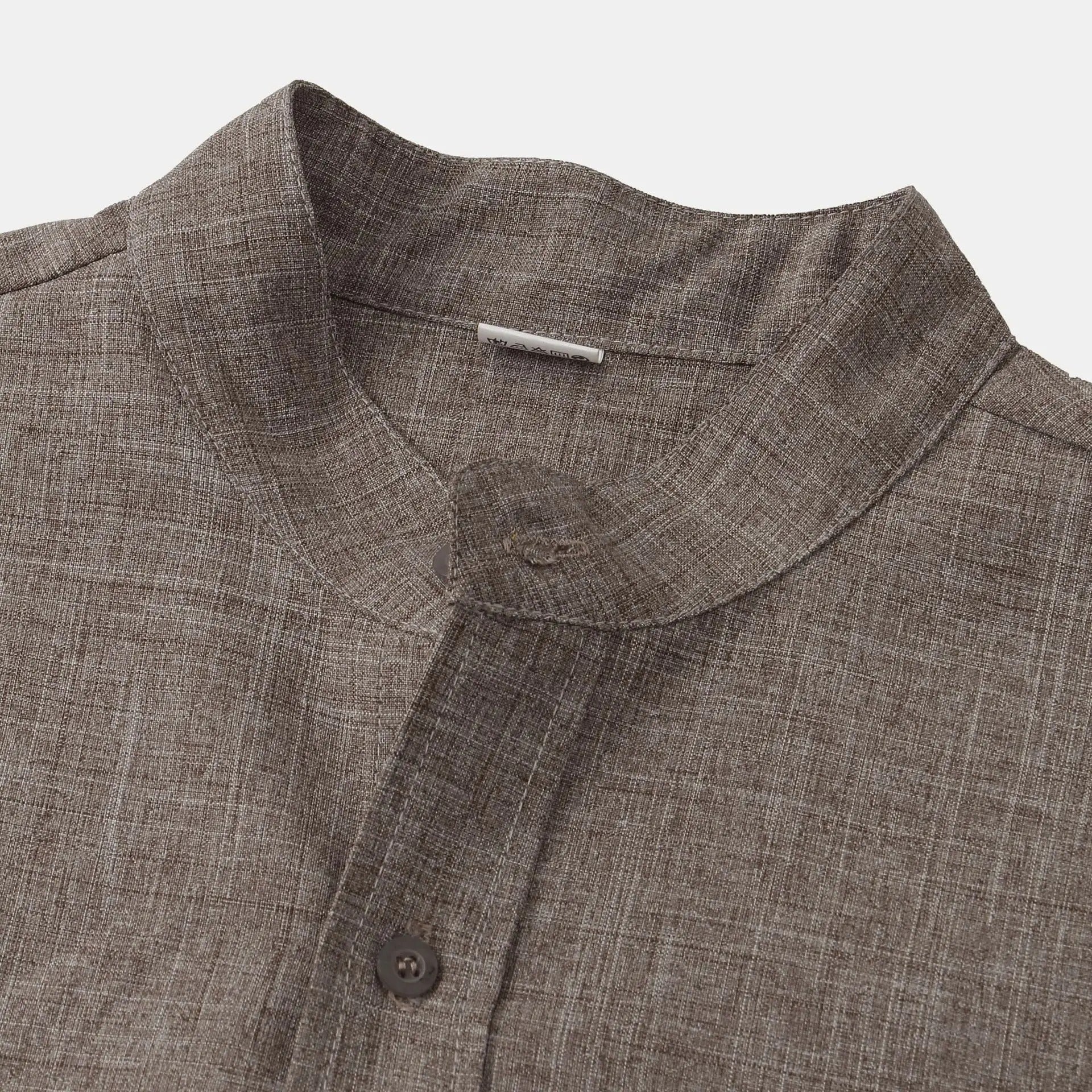 Liam | Men's Stand Collar Casual Button Shirt