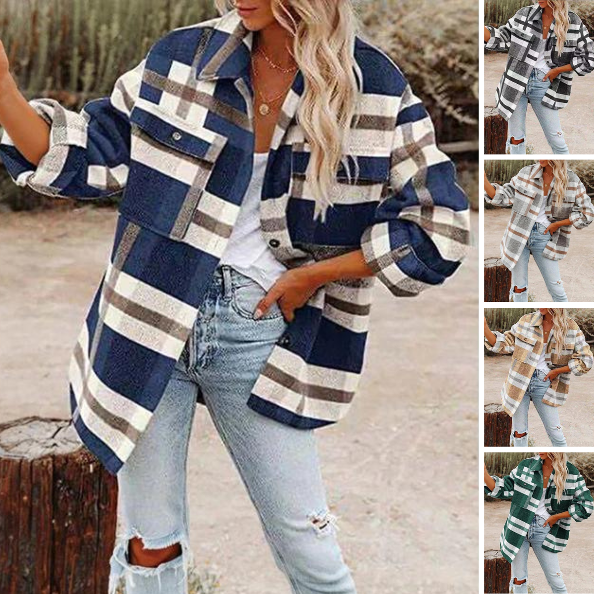 Harper | Women's Plaid Flannel Jacket