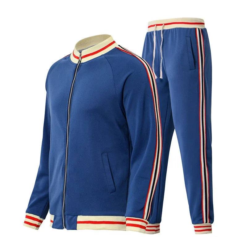 Mason | Men's Casual Side Stripe Tracksuit Set