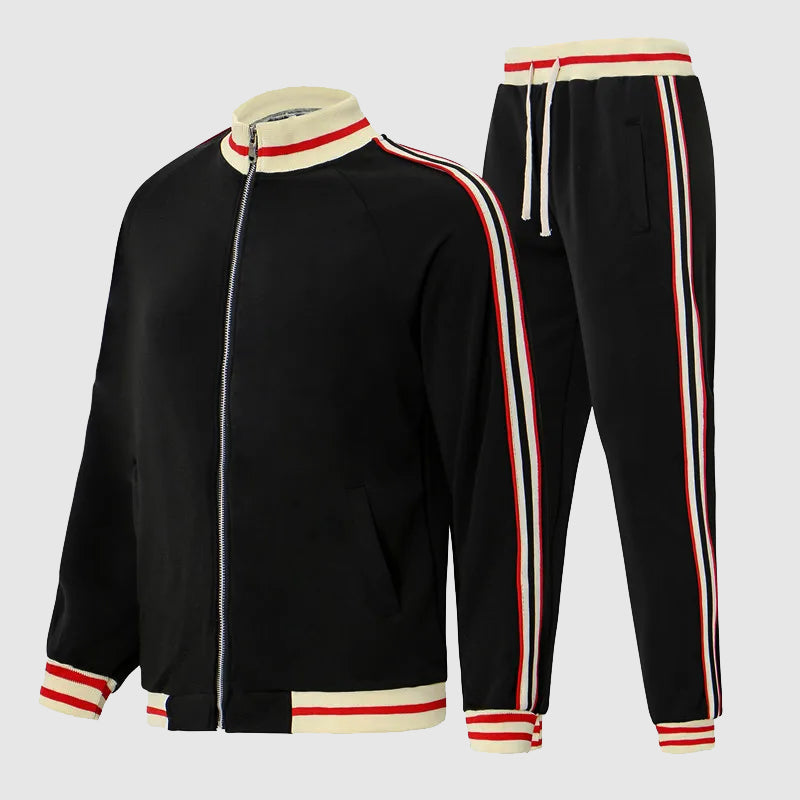 Mason | Men's Casual Side Stripe Tracksuit Set