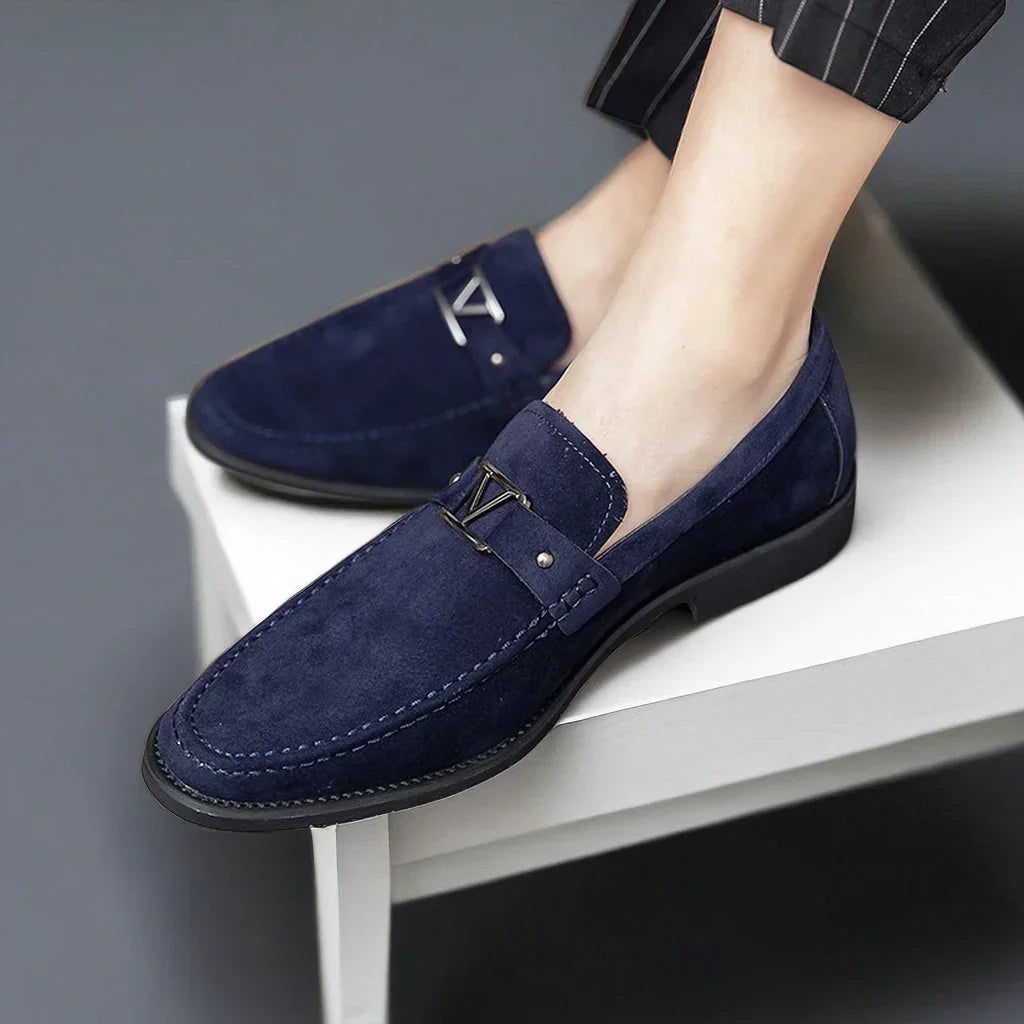 Dominic | Men's Buckle Detail Slip-On Loafers