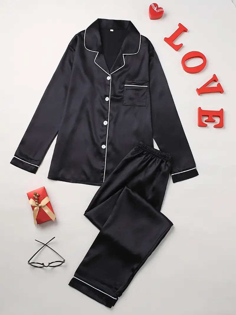 Liana | Women's Satin Pajama Set