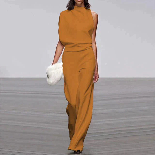 Sophie | Women's One-Shoulder Wide-Leg Jumpsuit