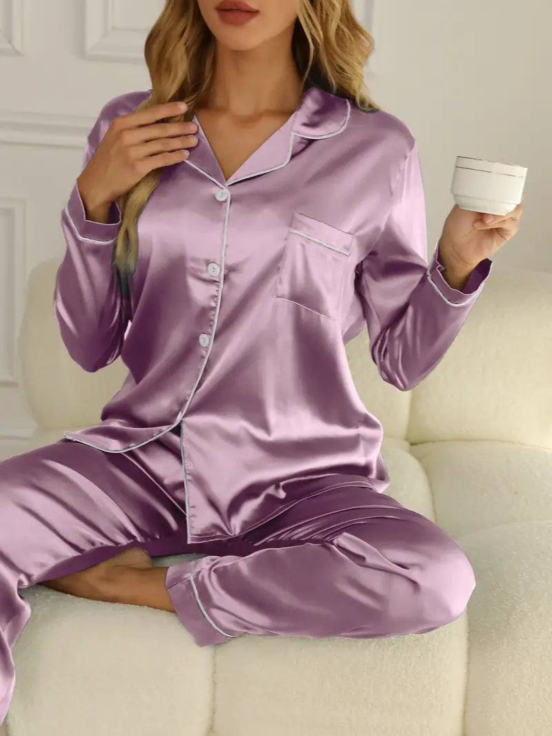 Liana | Women's Satin Pajama Set
