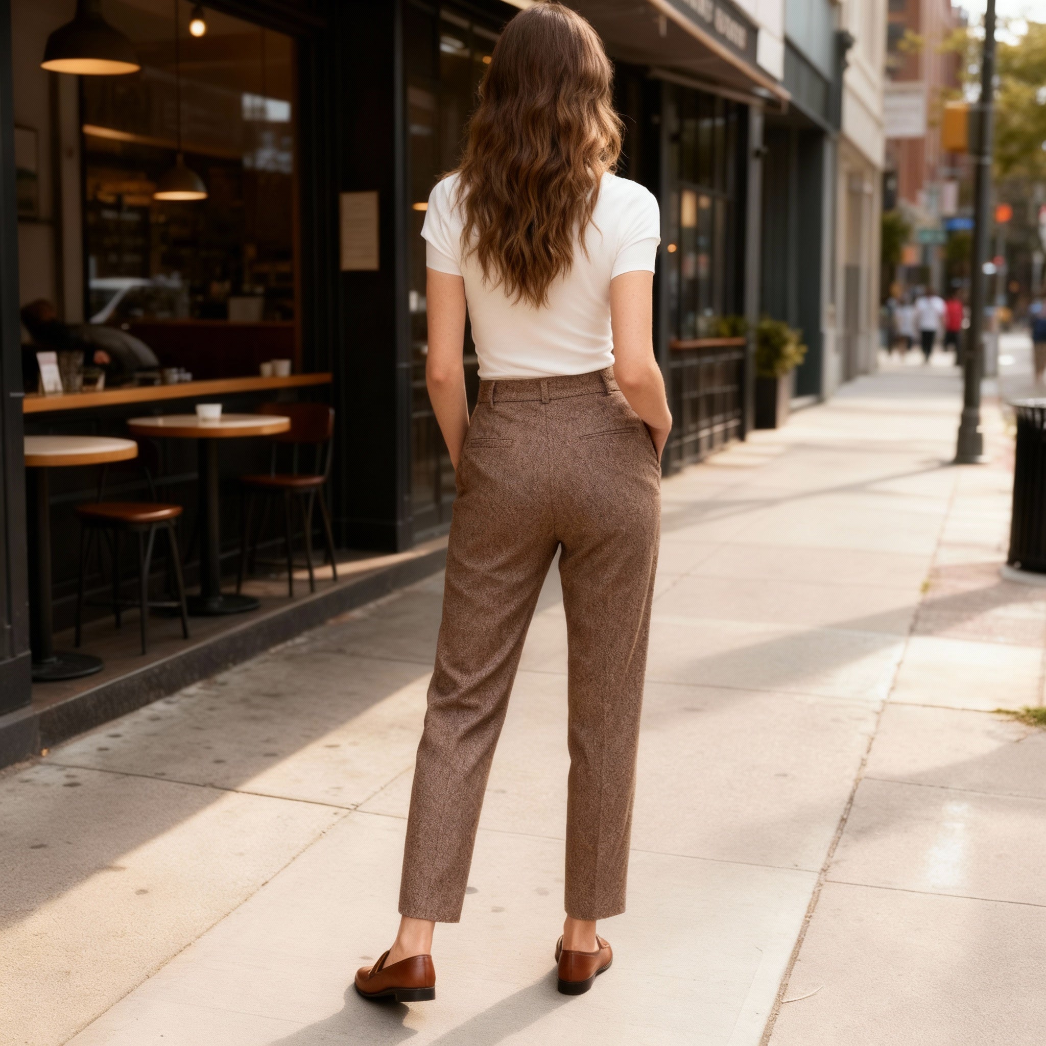 Claire | Women's Ankle Length Straight Leg Pants