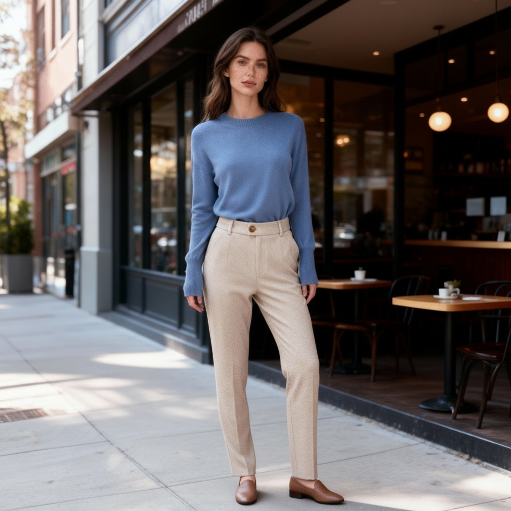Claire | Women's Ankle Length Straight Leg Pants