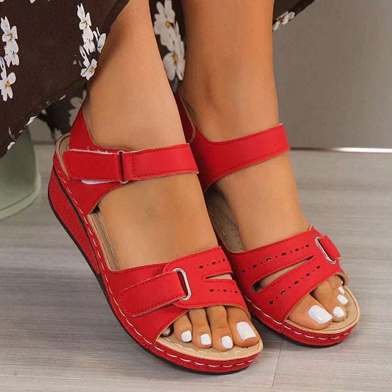 Zoe | Women's Adjustable Velcro Strap Sandals