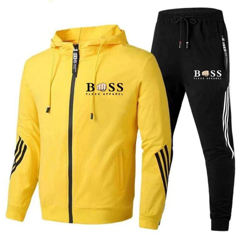 Dylan | Men's Stripe Hoodie And Sweatpant Set