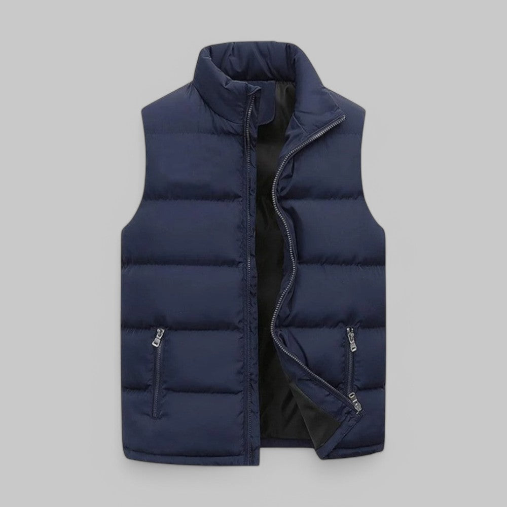 Evan | Men's Padded Zip-Up Utility Vest