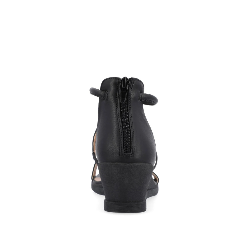 Nadia | Women's T-Strap Comfort Wedge Sandals