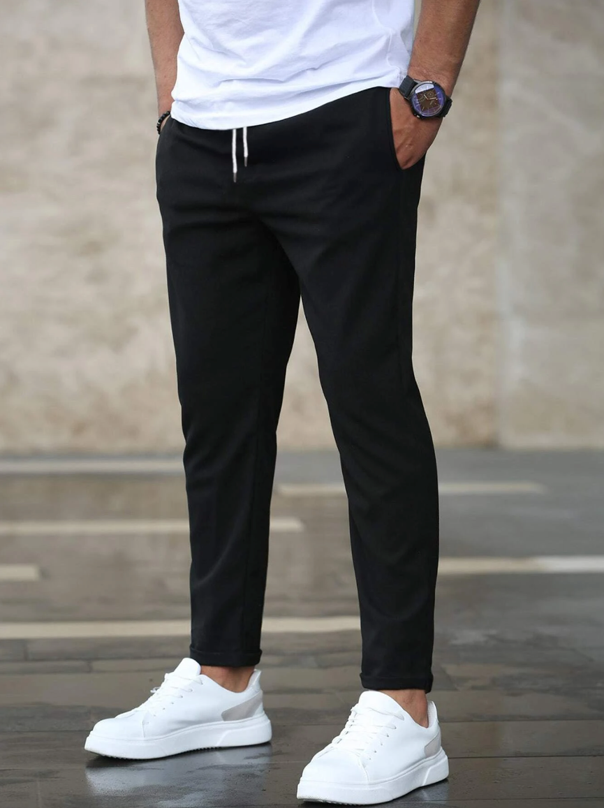 Nathan | Men's Slim-Fit Casual Trousers