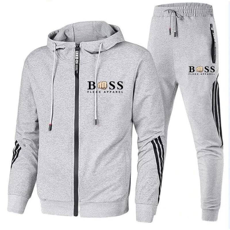 Dylan | Men's Stripe Hoodie And Sweatpant Set