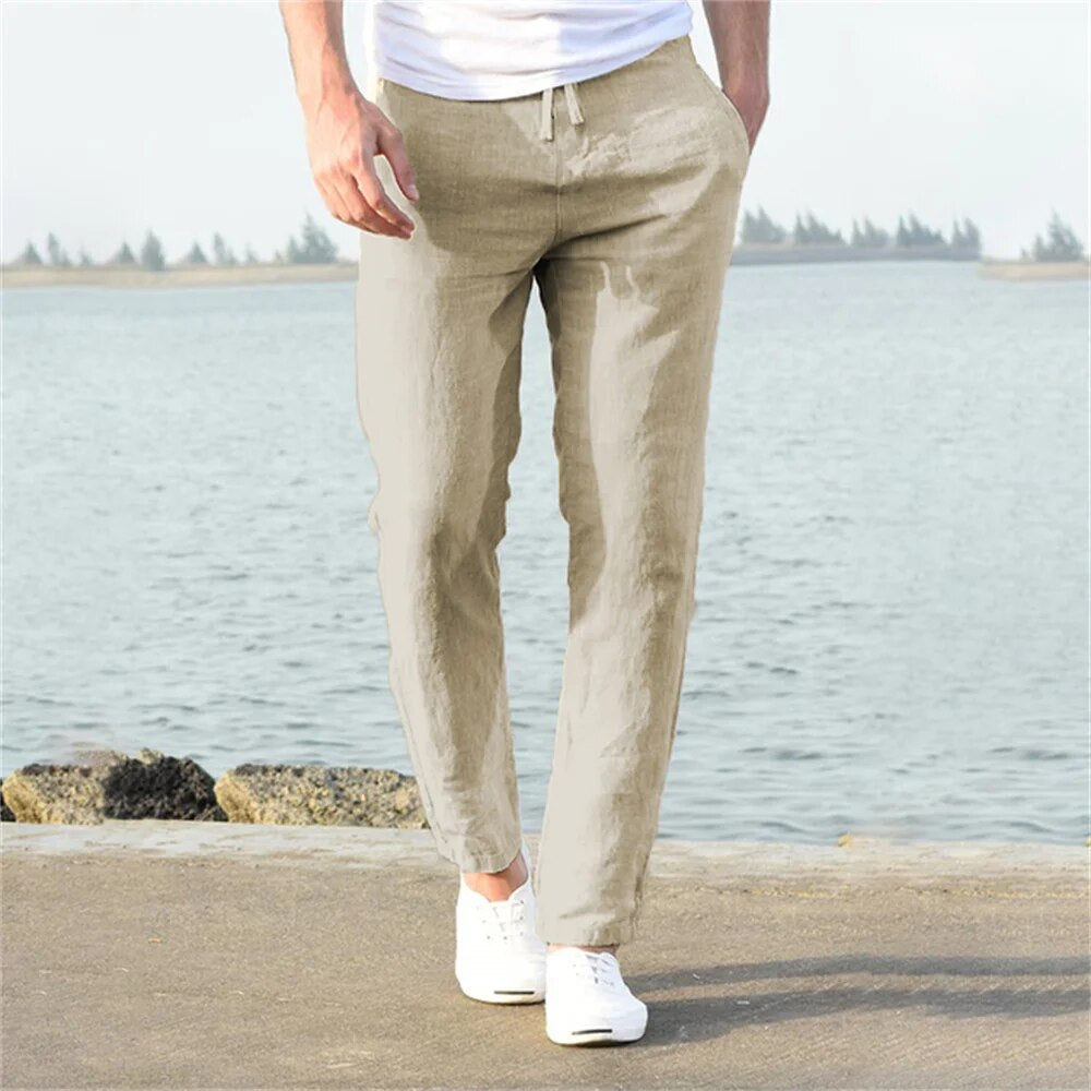 Felix | Men's Drawstring Linen Trousers