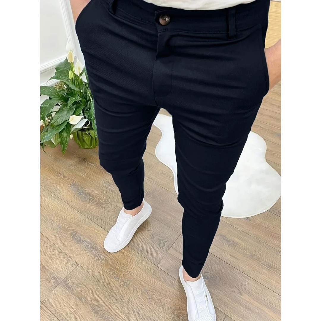 Owen | Men's Slim-Fit Stretch Trousers