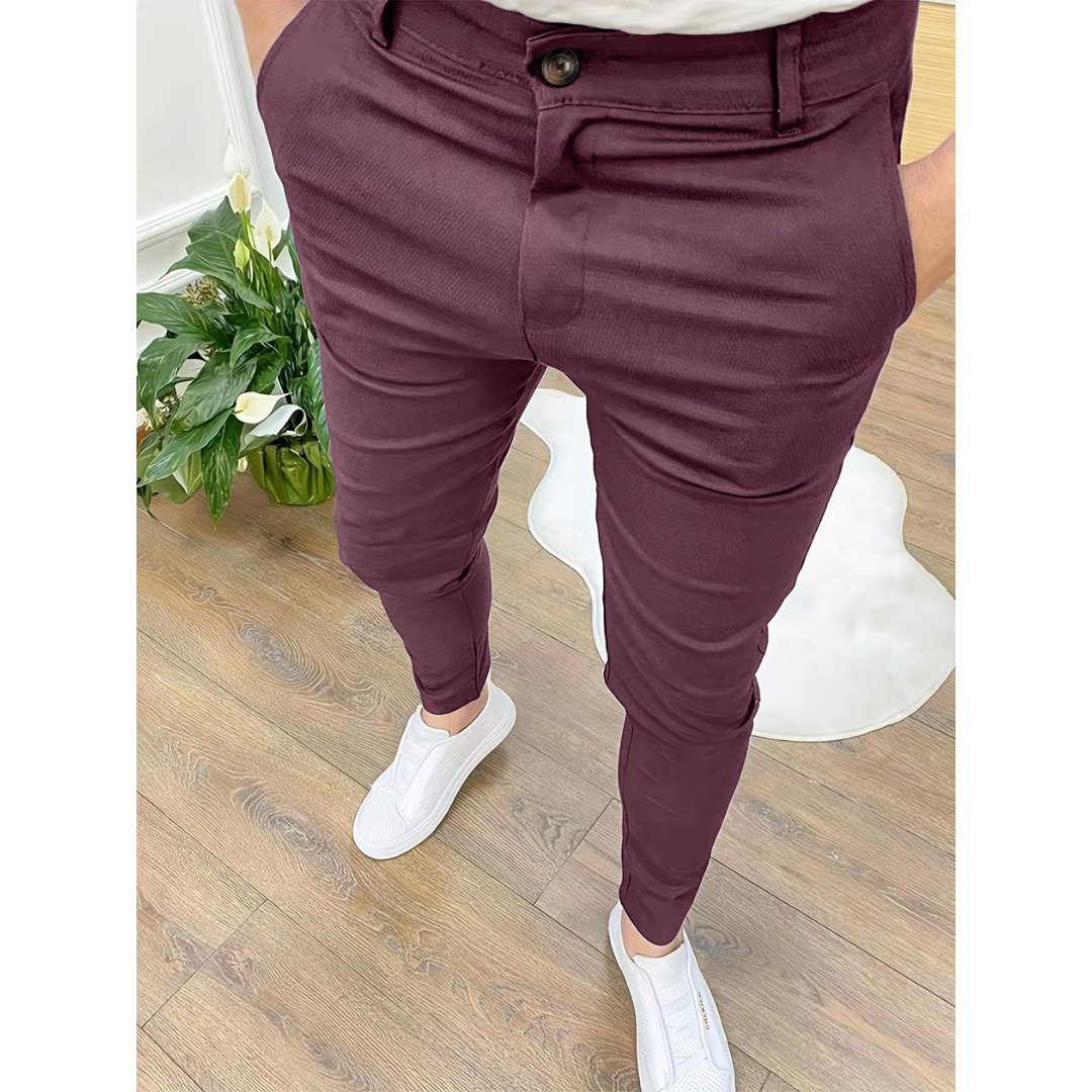 Owen | Men's Slim-Fit Stretch Trousers