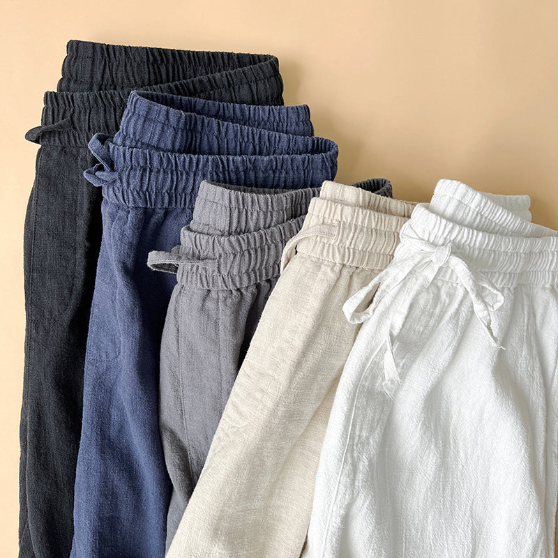 Ethan | Men's Wide-Leg Drawstring Summer Pants