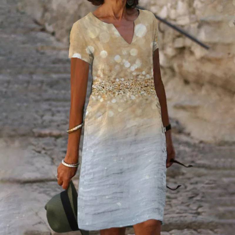 Nora | Women's Floral V-Neck Casual Dress