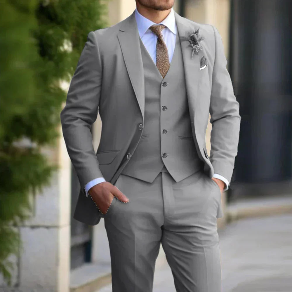 Victor | Men's Classic Three Piece Formal Suit