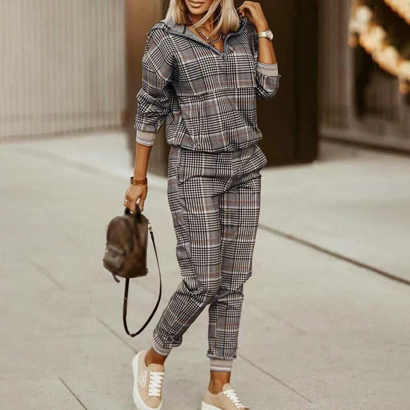 Zoe | Women's Patterned Tracksuit Set