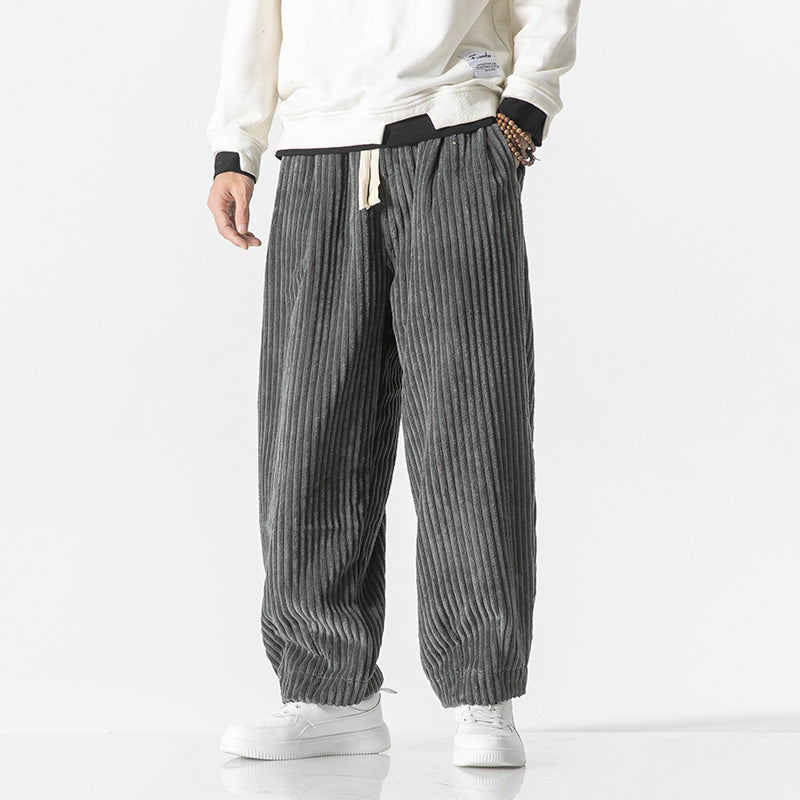 Mason | Men's Relaxed Corduroy Drawstring Trousers