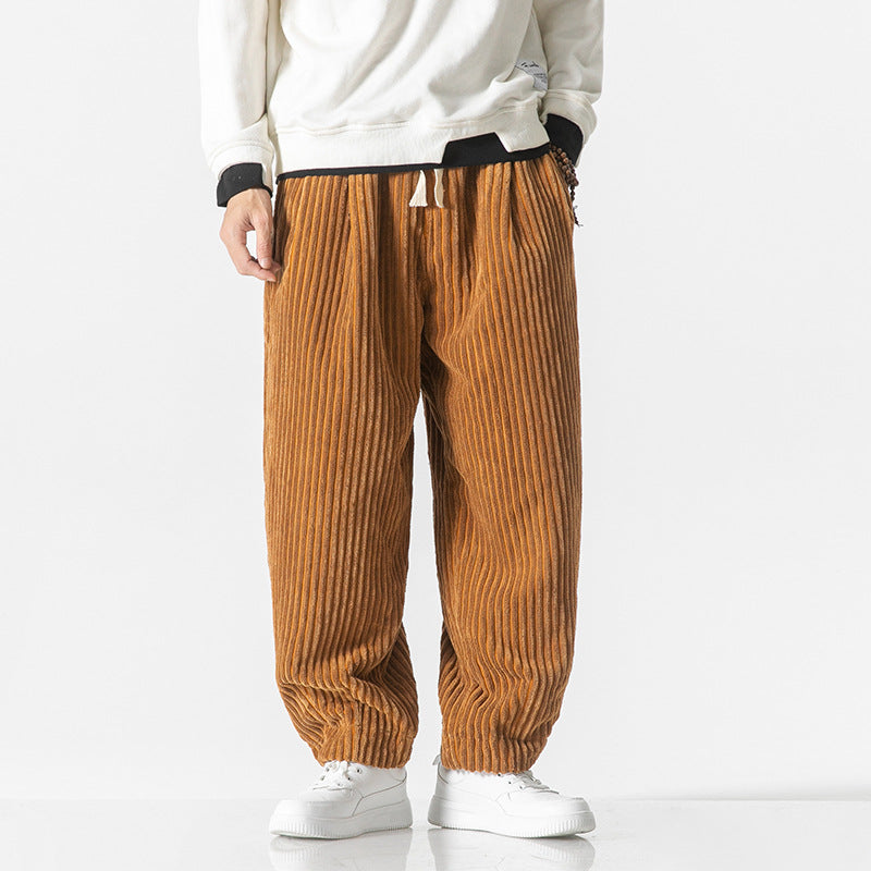 Mason | Men's Relaxed Corduroy Drawstring Trousers