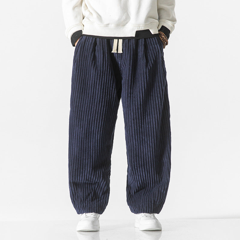 Mason | Men's Relaxed Corduroy Drawstring Trousers