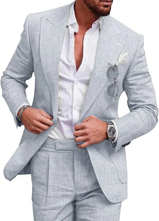 Leon | Men's Formal Two Piece Blazer Pant Suit
