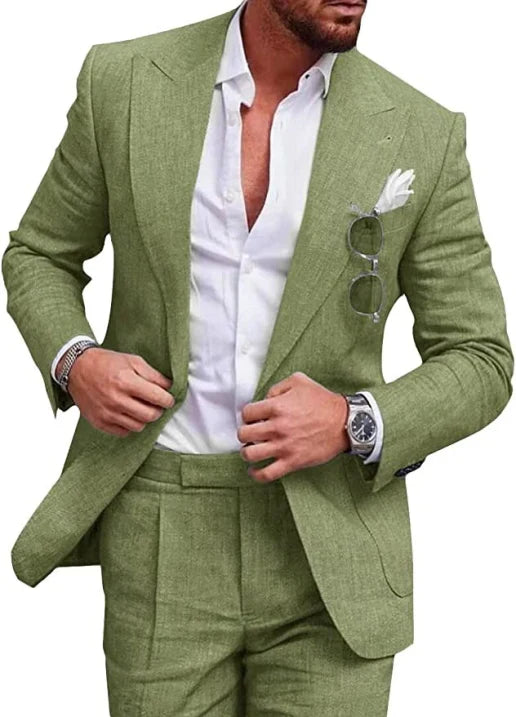 Leon | Men's Formal Two Piece Blazer Pant Suit